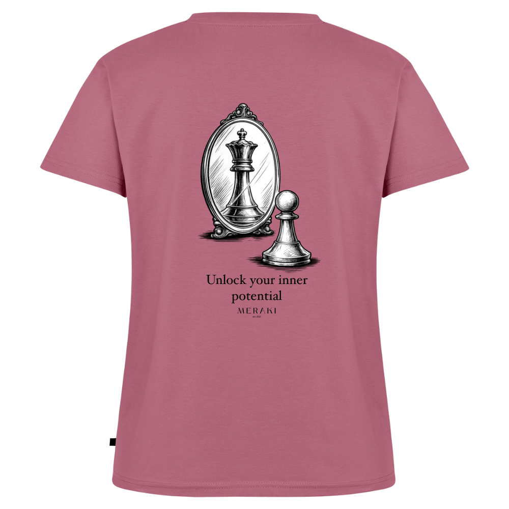 Frauen Bio-T-Shirt mit V-Ausschnitt von Stanley & Stella - Mauve