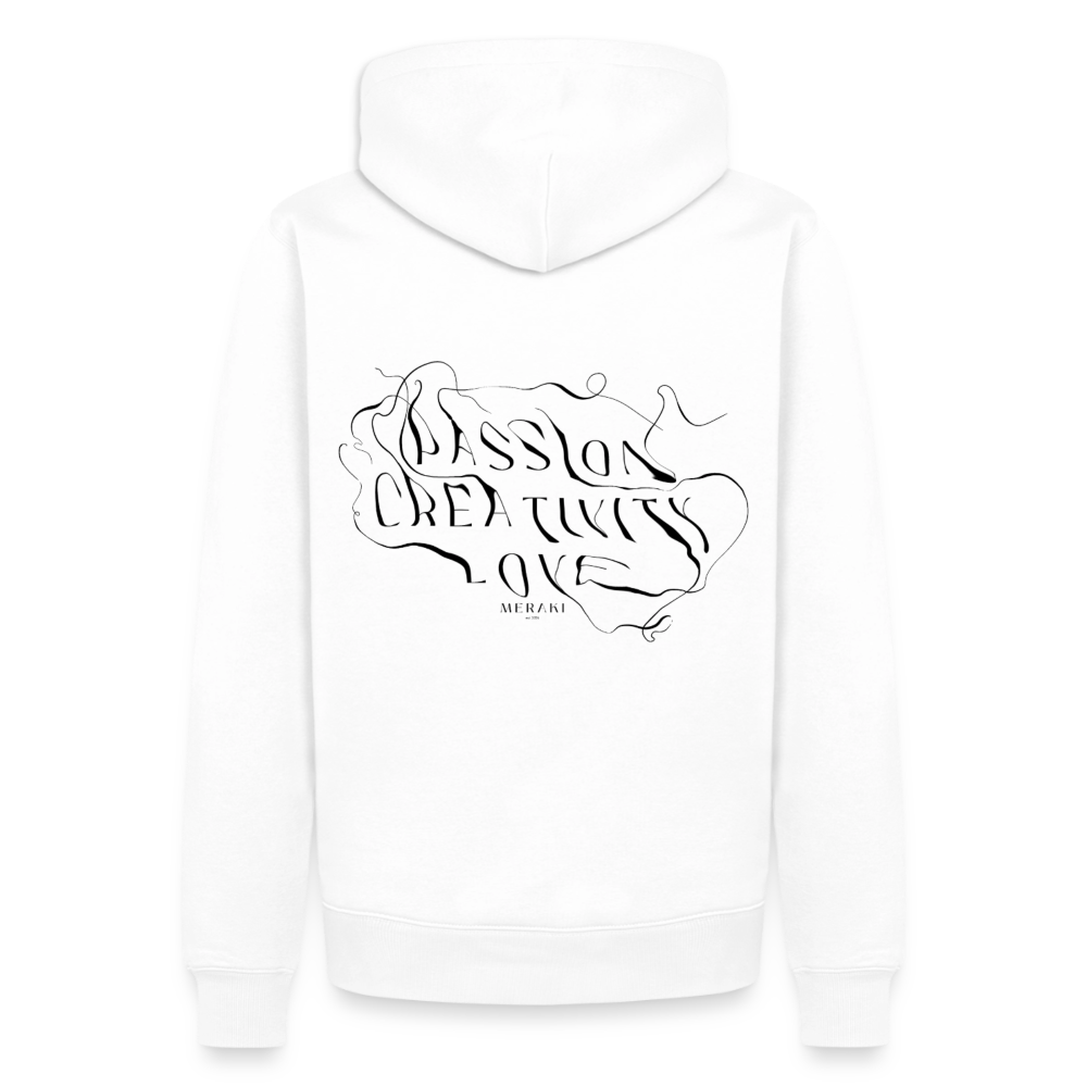 Männer Premium Hoodie - Weiß