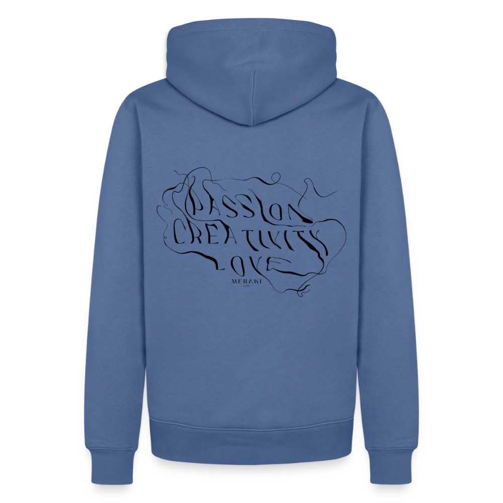 Männer Premium Hoodie - Taubenblau