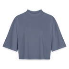 Boxy Frauen Recyceltes 1/2 Sleeved T-Shirt by Stanley/Stella - Blaugrau