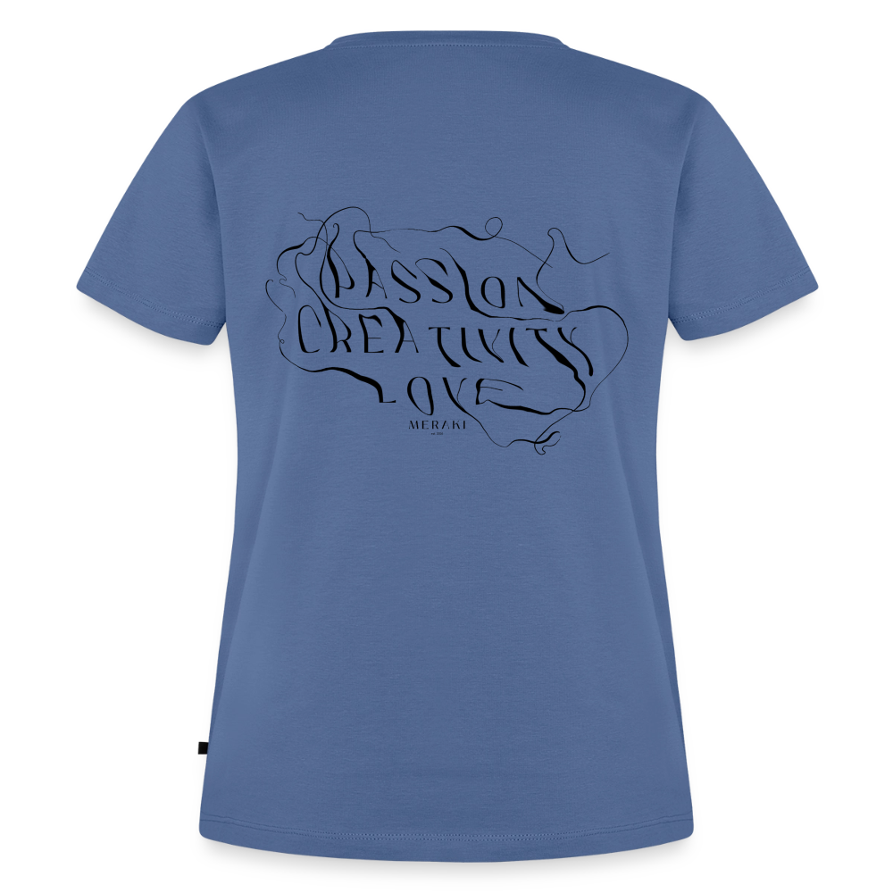 Frauen Premium T-Shirt - Taubenblau