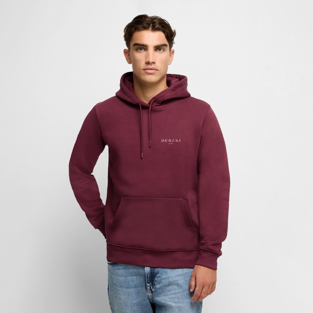 Männer Premium Hoodie - Burgunderrot