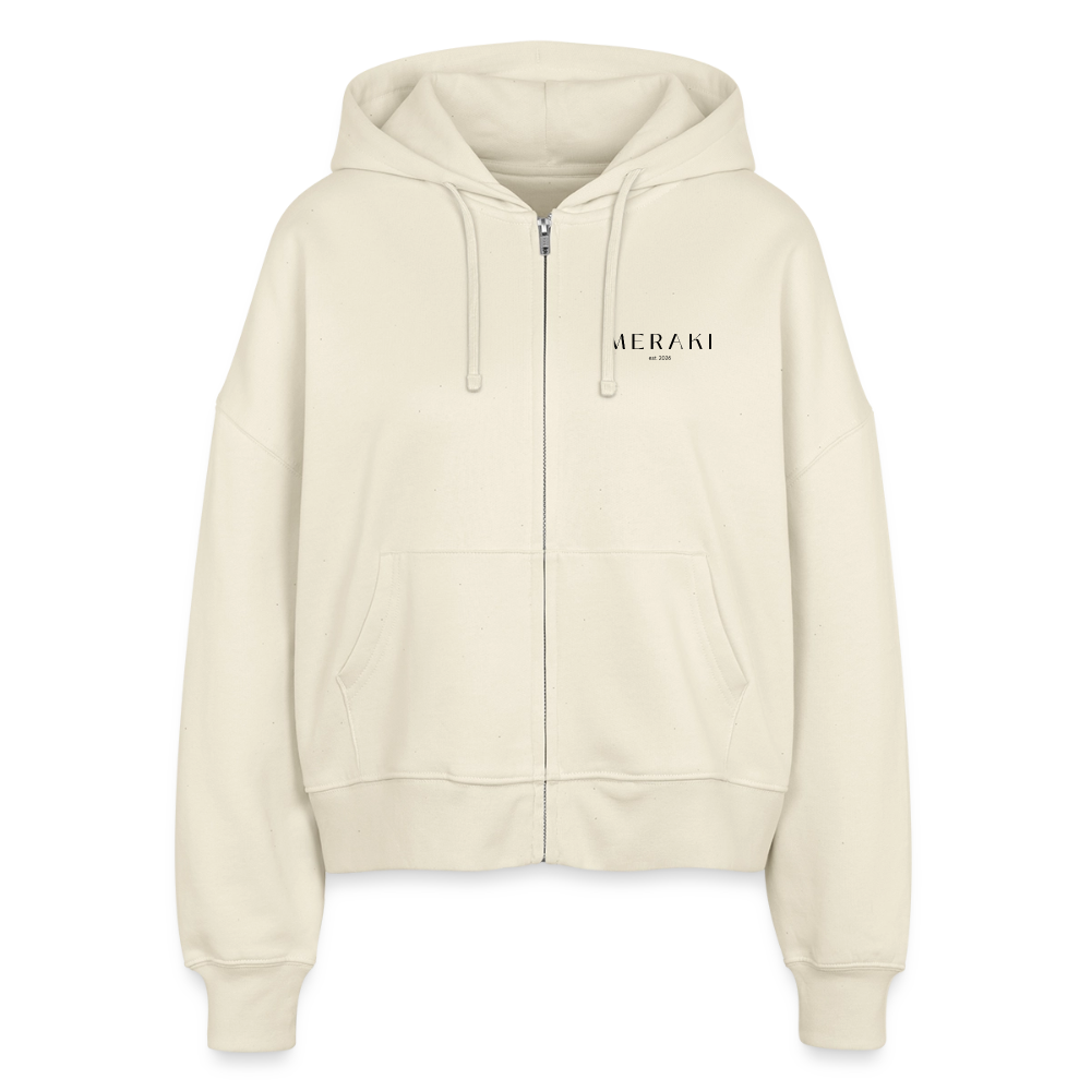 Stanley/Stella Boxy Frauen Bio Zip Hoodie Ida - Natur