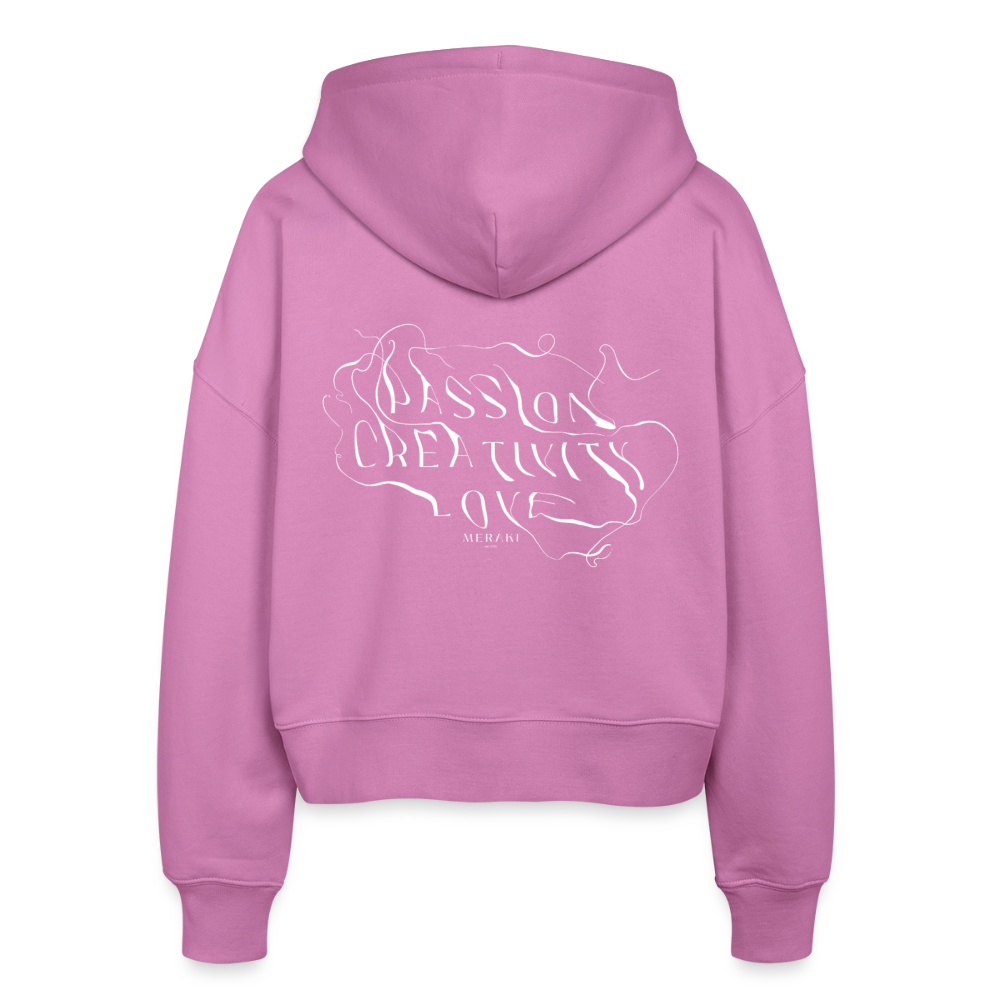 Stanley/Stella Boxy Frauen Bio Zip Hoodie Ida - Pink