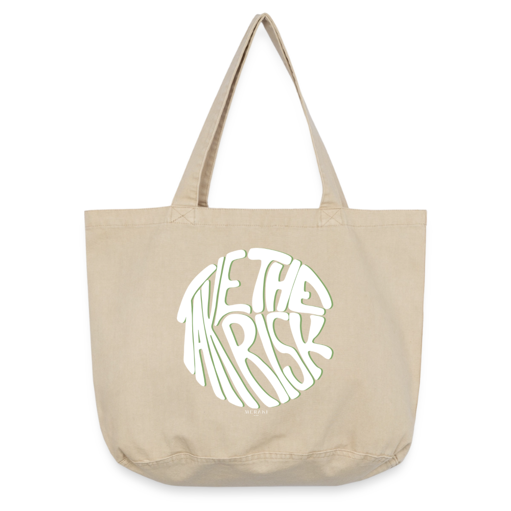 Vintage-Washed Shopper - Vintage Sand 