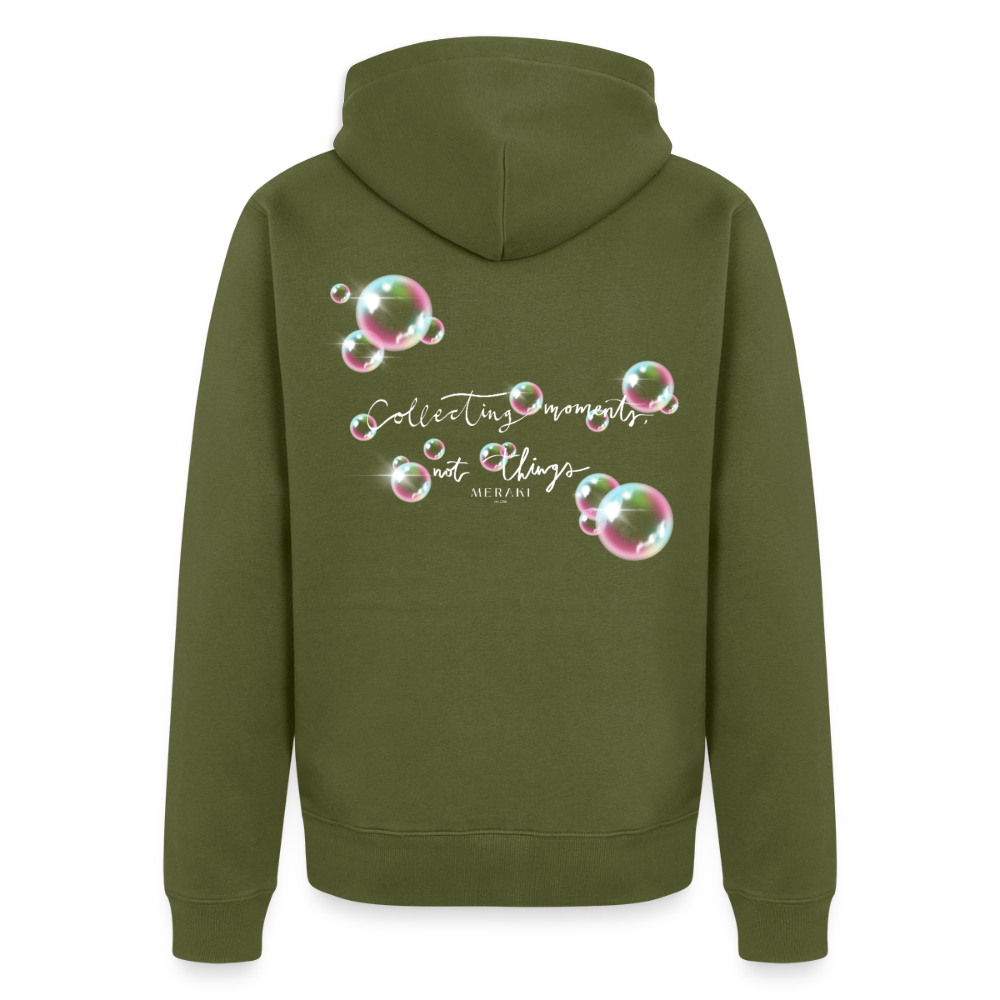 Männer Premium Kapuzenjacke - Khaki