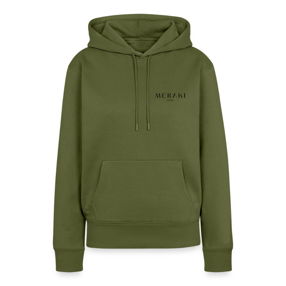 Frauen Premium Hoodie - Khaki