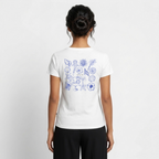 Frauen Bio-T-Shirt mit V-Ausschnitt von Stanley & Stella - Weiß