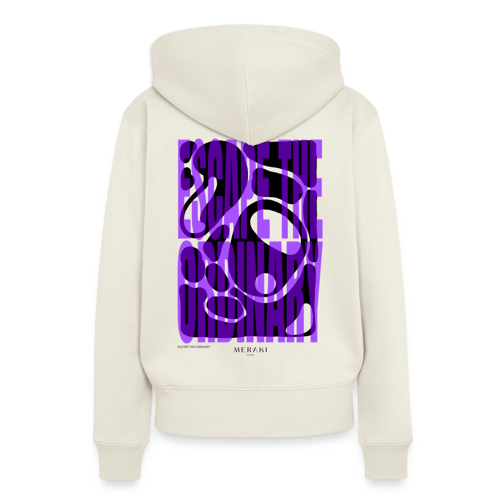 Frauen Premium Hoodie - Naturweiß