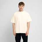 Oversized Heavyweight T-Shirt - Sommergefühle - Creme