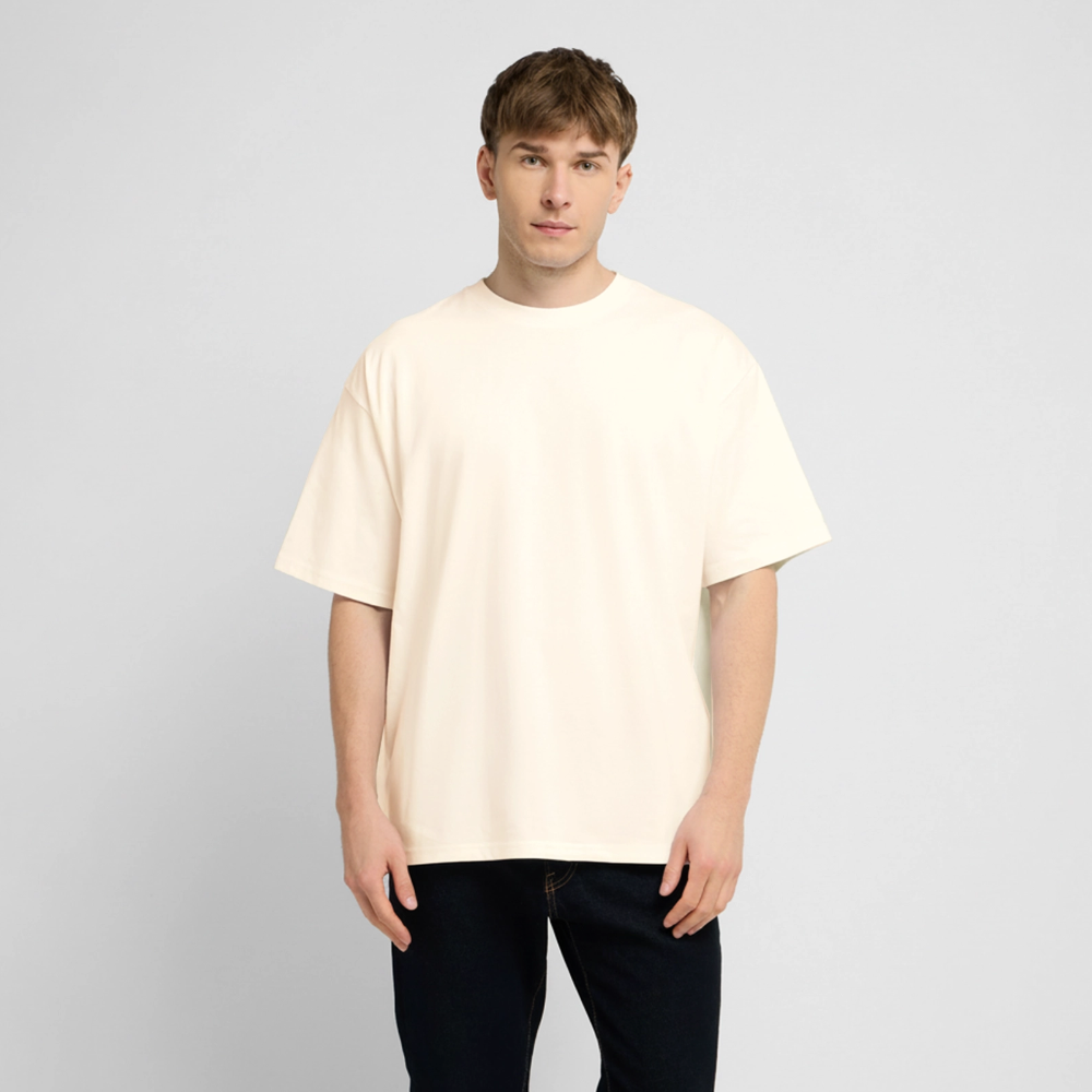 Oversized Heavyweight T-Shirt - Sommergefühle - Creme