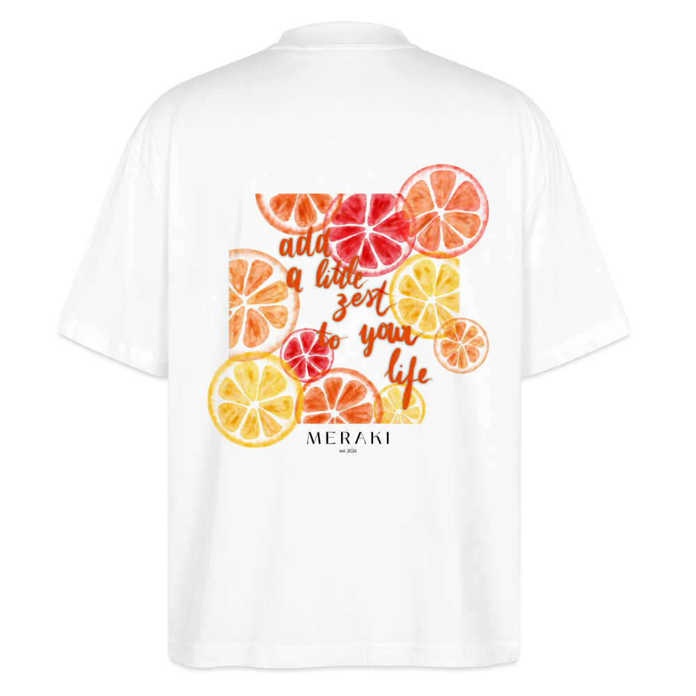 Stanley/Stella Oversized Unisex Bio T-Shirt Blaster 2.0 - Weiß