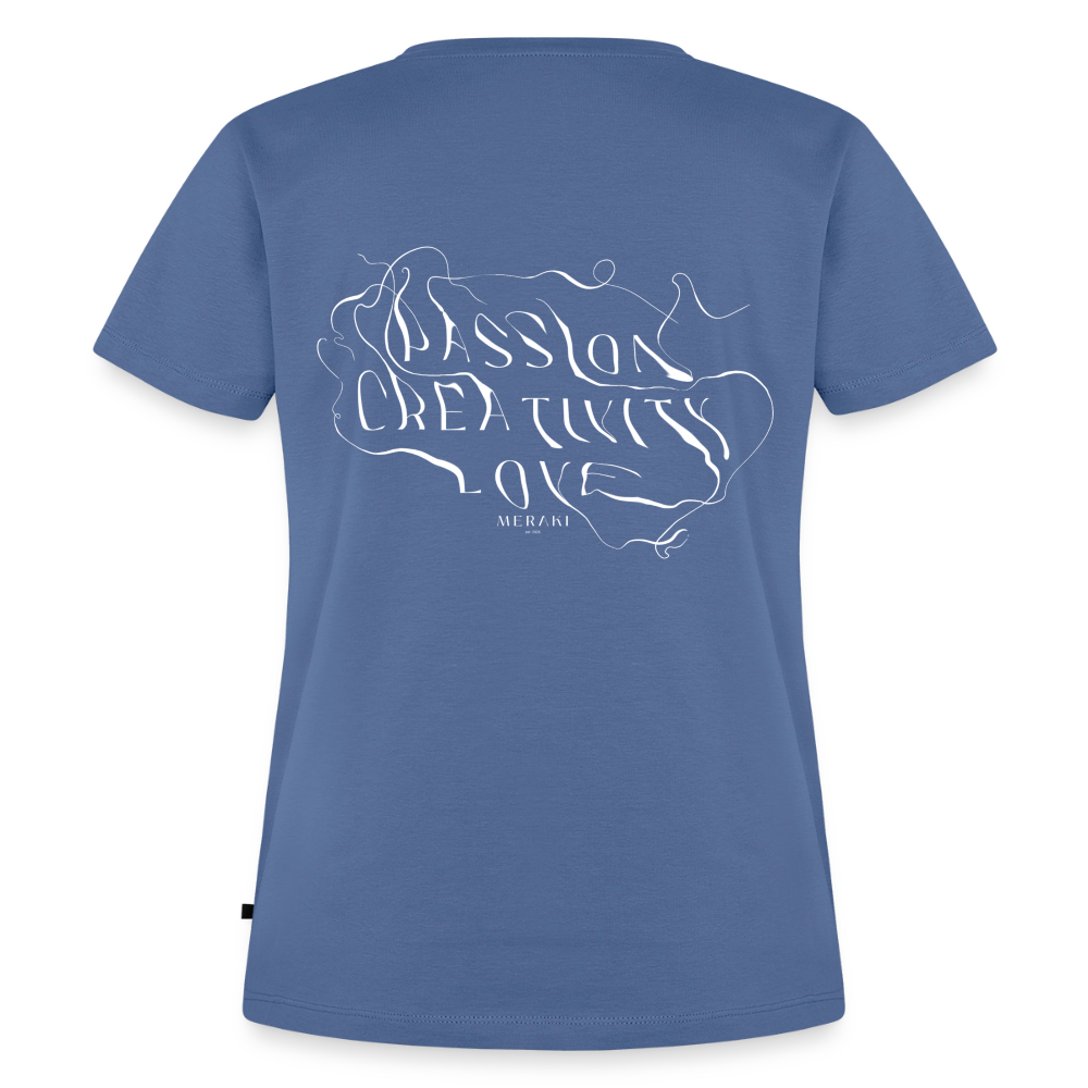 Frauen Premium T-Shirt - Taubenblau
