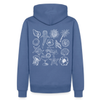 Männer Premium Hoodie - Taubenblau