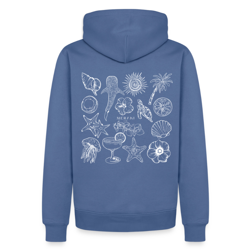 Männer Premium Hoodie - Taubenblau