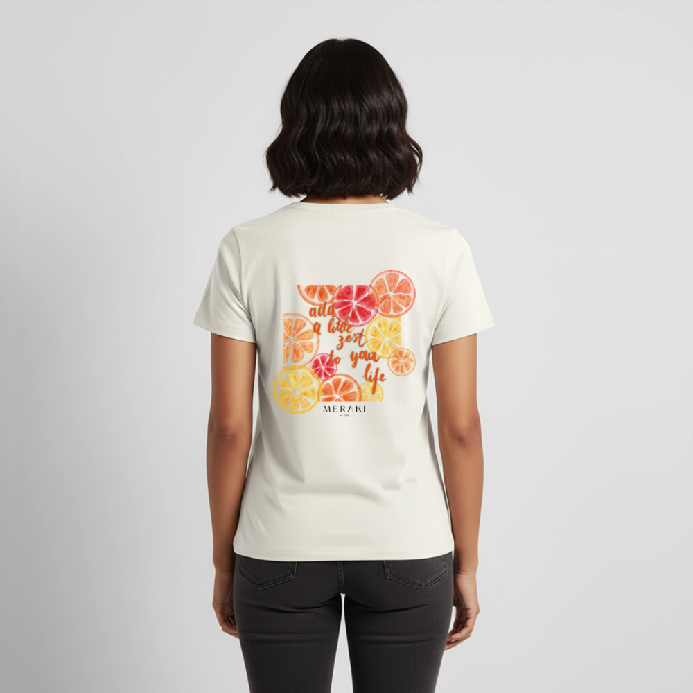 Frauen Premium T-Shirt - Naturweiß