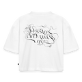 Frauen Premium Oversized Bio Cropped T-Shirt - Weiß