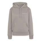 Frauen Premium Hoodie - Taupe
