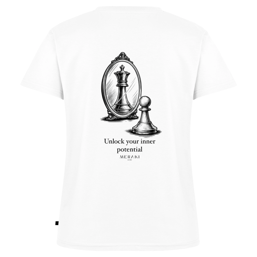 Frauen Bio-T-Shirt mit V-Ausschnitt von Stanley & Stella - Weiß