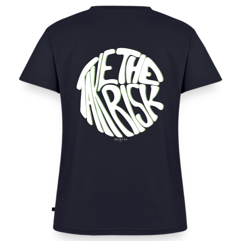 Frauen Bio-T-Shirt mit V-Ausschnitt von Stanley & Stella - Navy