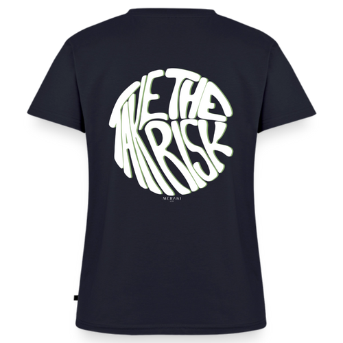 Frauen Bio-T-Shirt mit V-Ausschnitt von Stanley & Stella - Navy