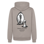 Männer Premium Hoodie - Taupe