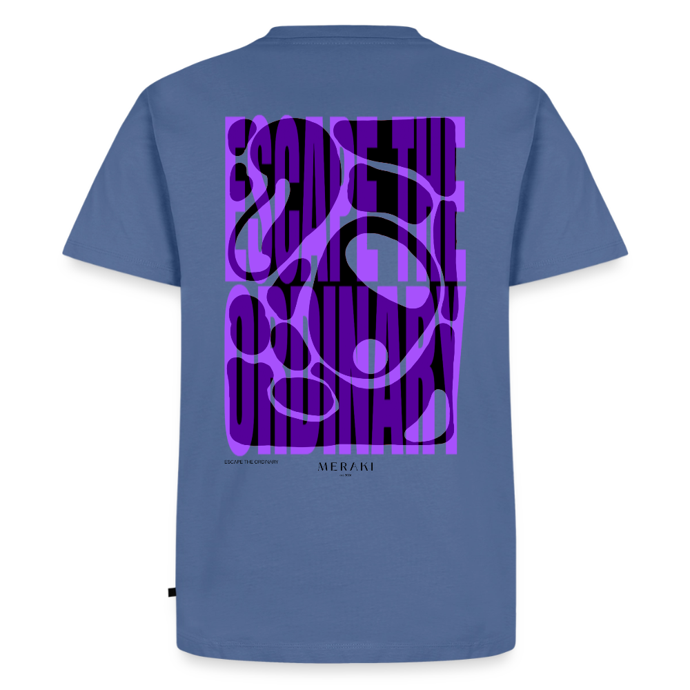 Männer Premium T-Shirt - ESCAPE THE ORDENARY - Taubenblau