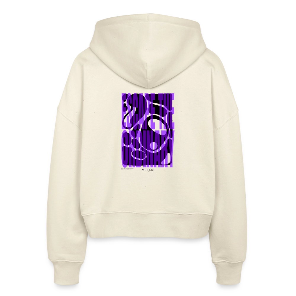 Stanley/Stella Boxy Frauen Bio Zip Hoodie Ida - Natur