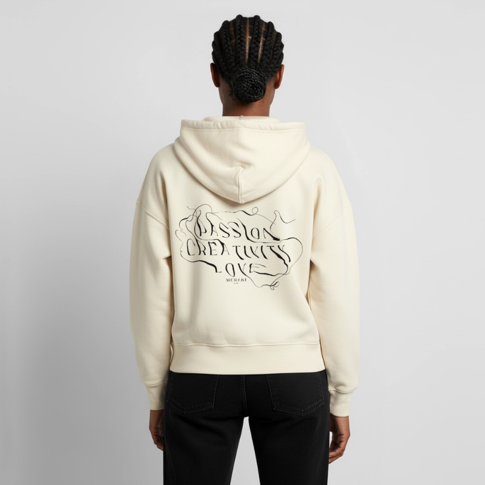 Stanley/Stella Boxy Frauen Bio Zip Hoodie Ida - Natur