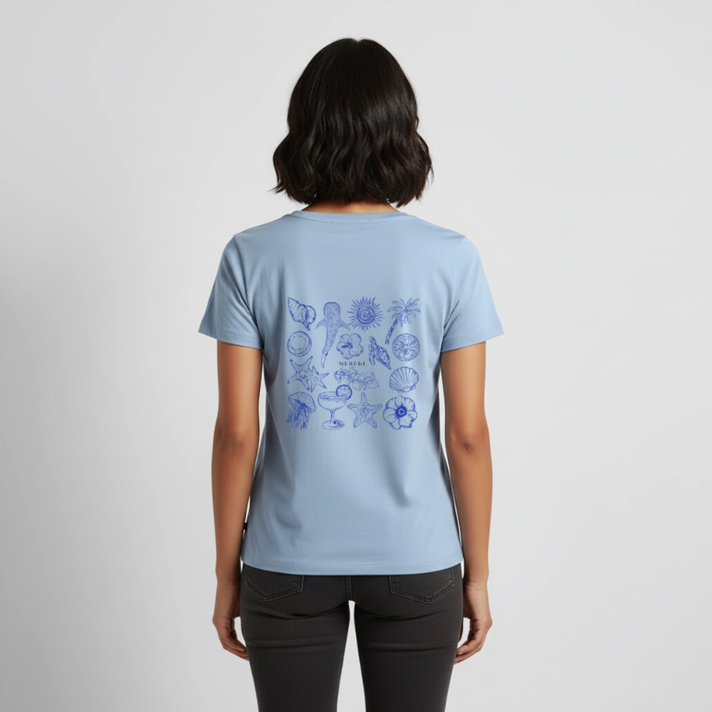 Frauen Premium T-Shirt - Hellblau