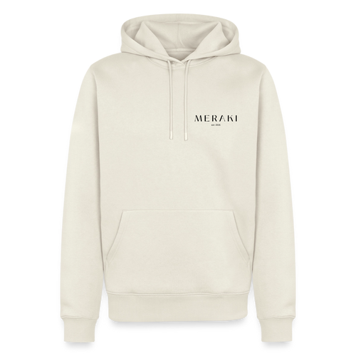 Männer Premium Hoodie - Naturweiß