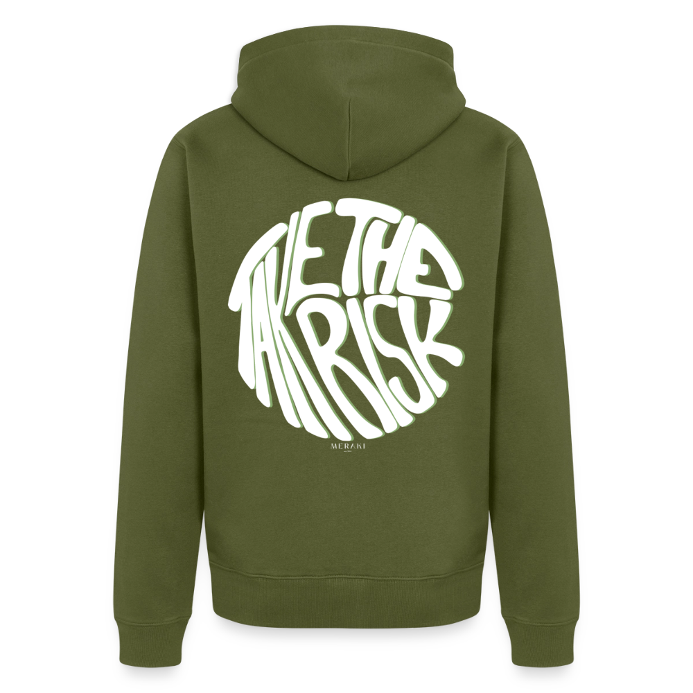 Männer Premium Kapuzenjacke - Khaki