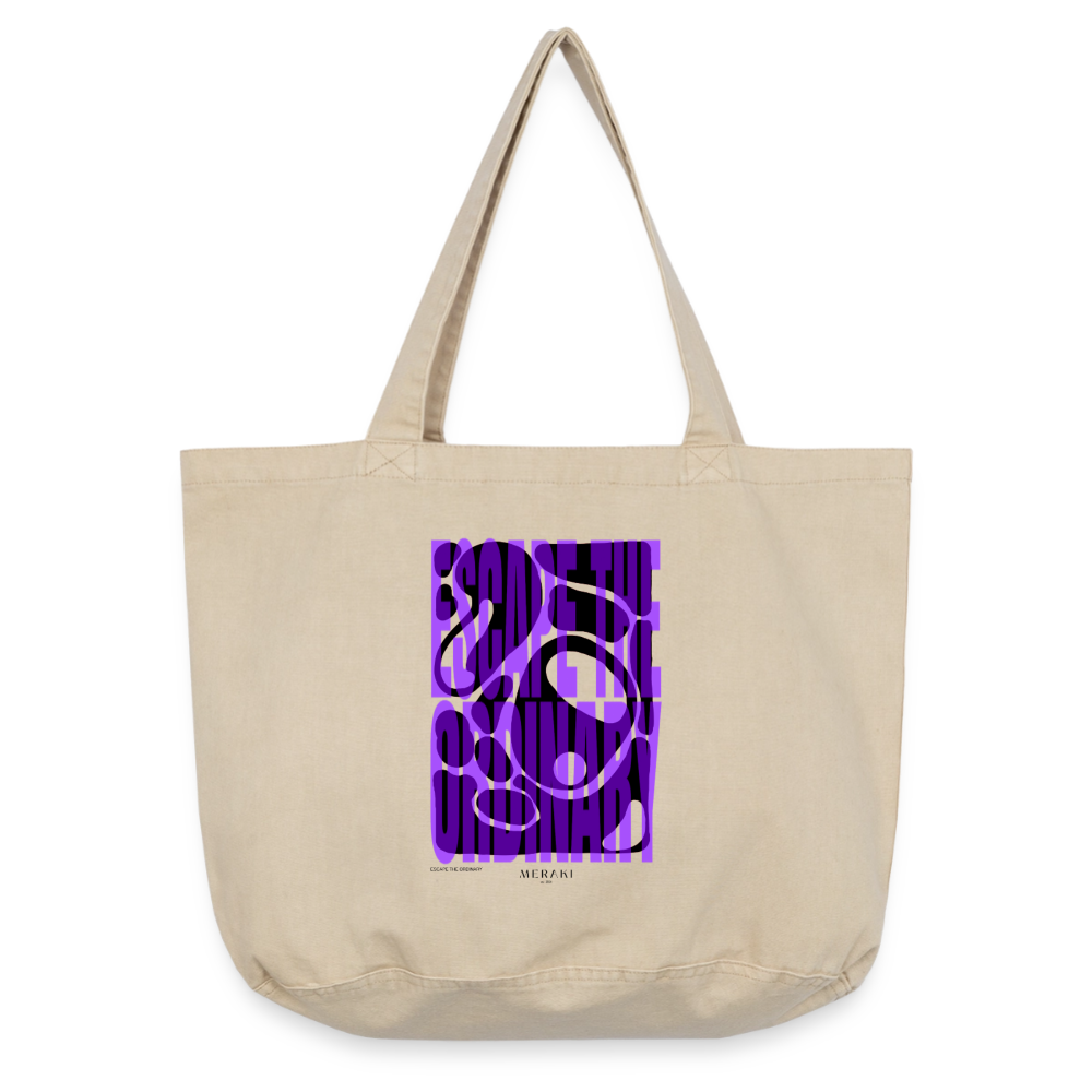 Vintage-Washed Shopper - Vintage Sand 