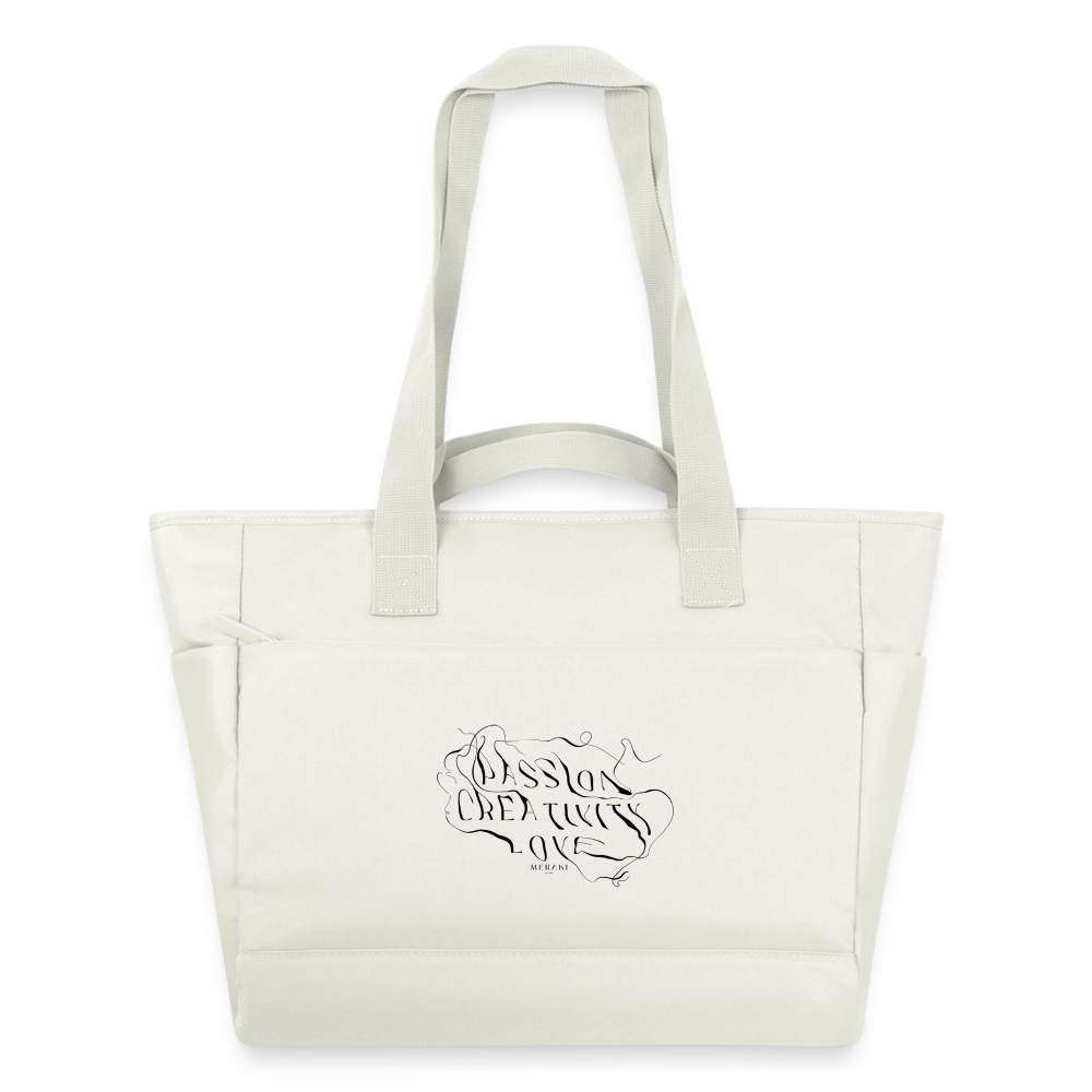 Wasserabweisende Padded Bag - Naturweiß