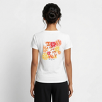 Frauen Bio-T-Shirt mit V-Ausschnitt von Stanley & Stella - Weiß