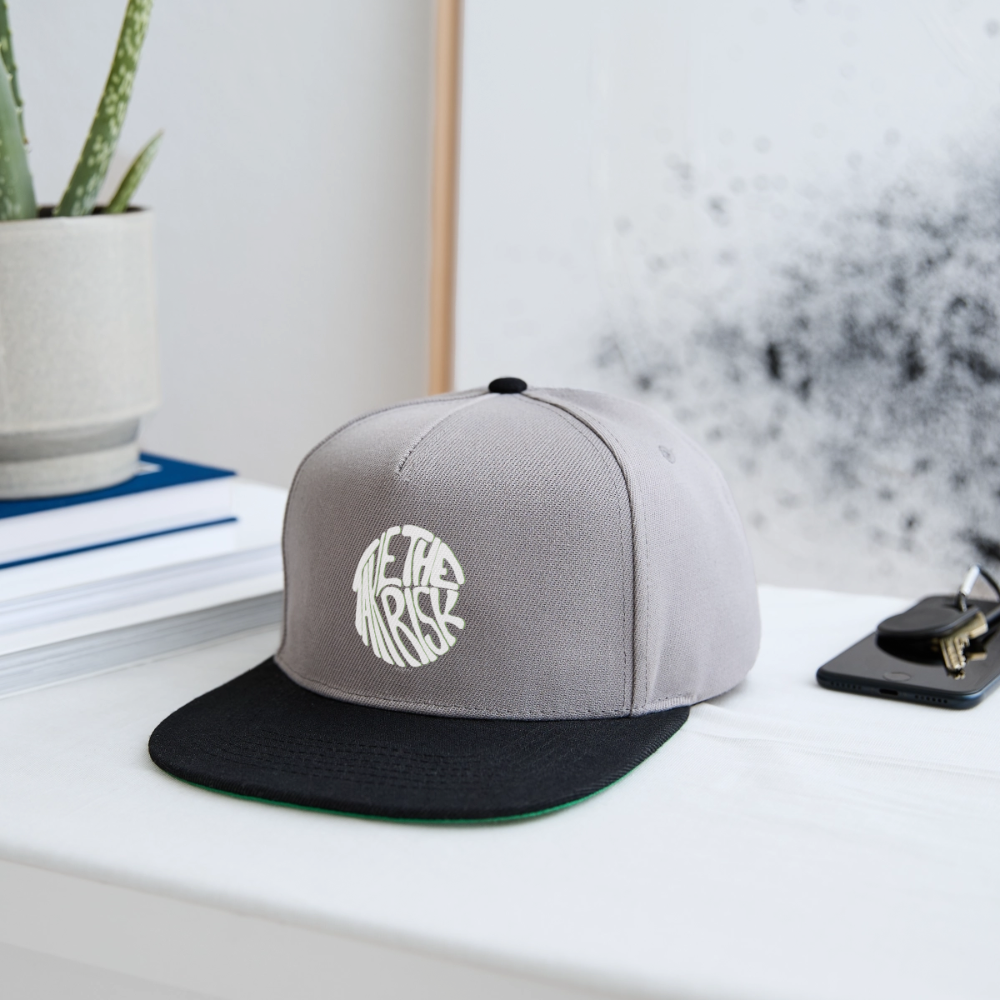 Snapback Cap - Graphit/Schwarz