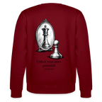 Stanley/Stella Unisex Bio-Sweatshirt CHANGER - Burgunderrot