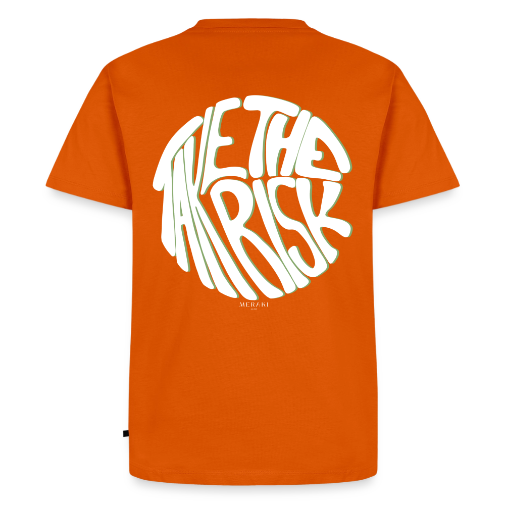 Männer Premium T-Shirt - TAKE THE RISK - Orange 