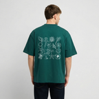Oversized Heavyweight T-Shirt - Sommergefühle - hunter Green