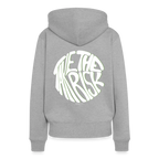 Frauen Premium Hoodie - Grau meliert