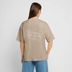 Stanley/Stella Oversized Unisex Organic T-shirt Blaster 2.0 - PASSION, CREATIVITY, LOVE - stone