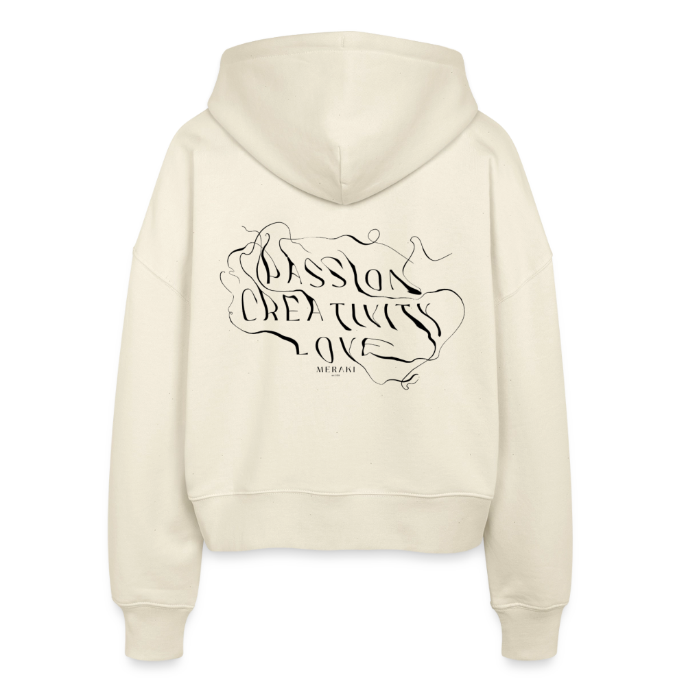 Stanley/Stella Boxy Frauen Bio Zip Hoodie Ida - Natur