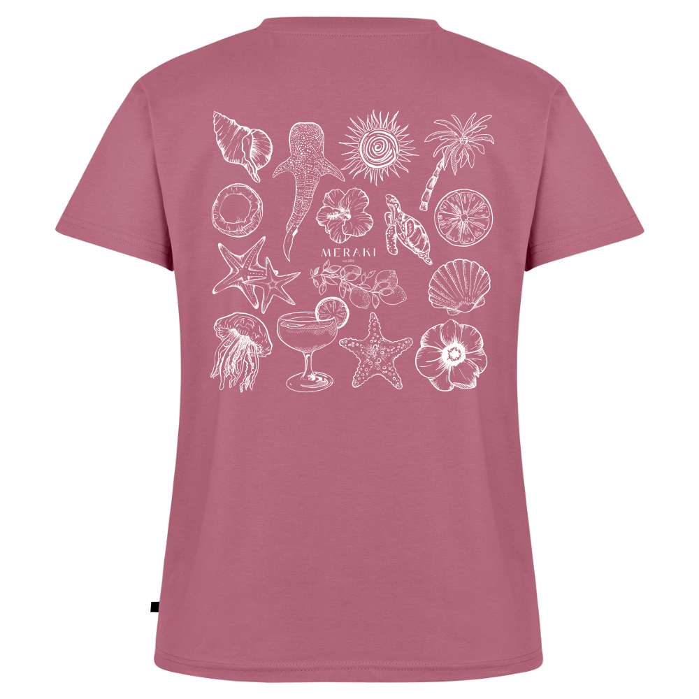 Frauen Bio-T-Shirt mit V-Ausschnitt von Stanley & Stella - Mauve
