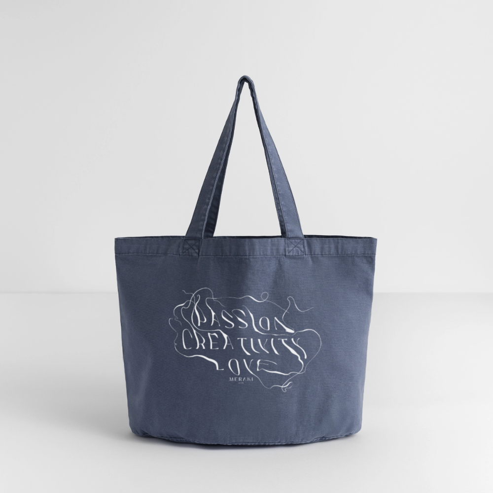 Vintage-Washed Shopper - Vintage Denim