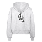 Stanley/Stella Boxy Frauen Bio Zip Hoodie Ida - Weiß meliert