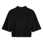 Boxy Frauen Recyceltes 1/2 Sleeved T-Shirt by Stanley/Stella - Schwarz