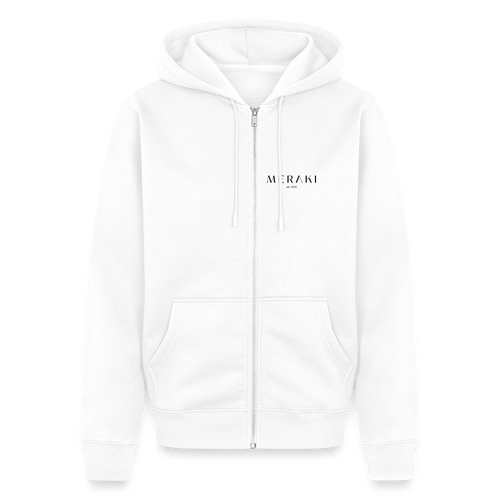 Männer Premium Kapuzenjacke - Weiß