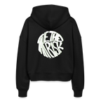 Stanley/Stella Boxy Frauen Bio Zip Hoodie Ida - Schwarz