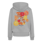 Frauen Premium Hoodie - Grau meliert