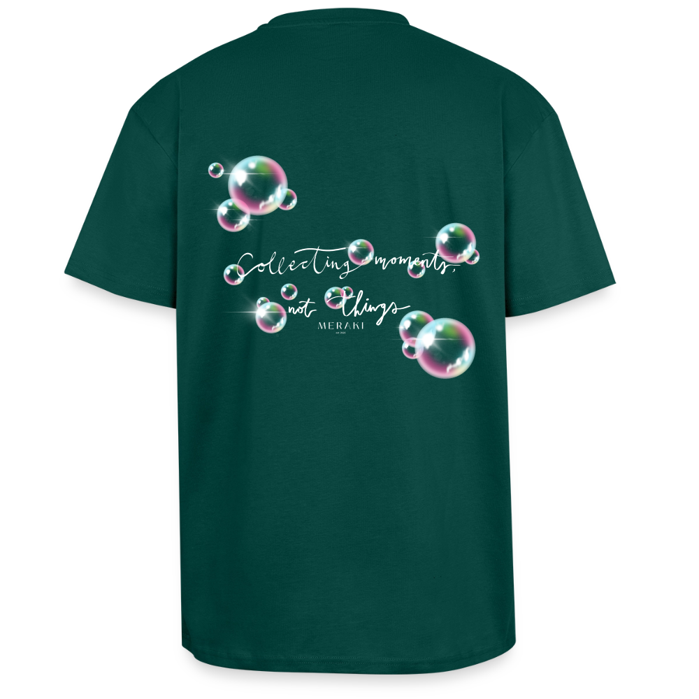 Oversized Heavyweight T-Shirt - Seifenblasen - hunter Green